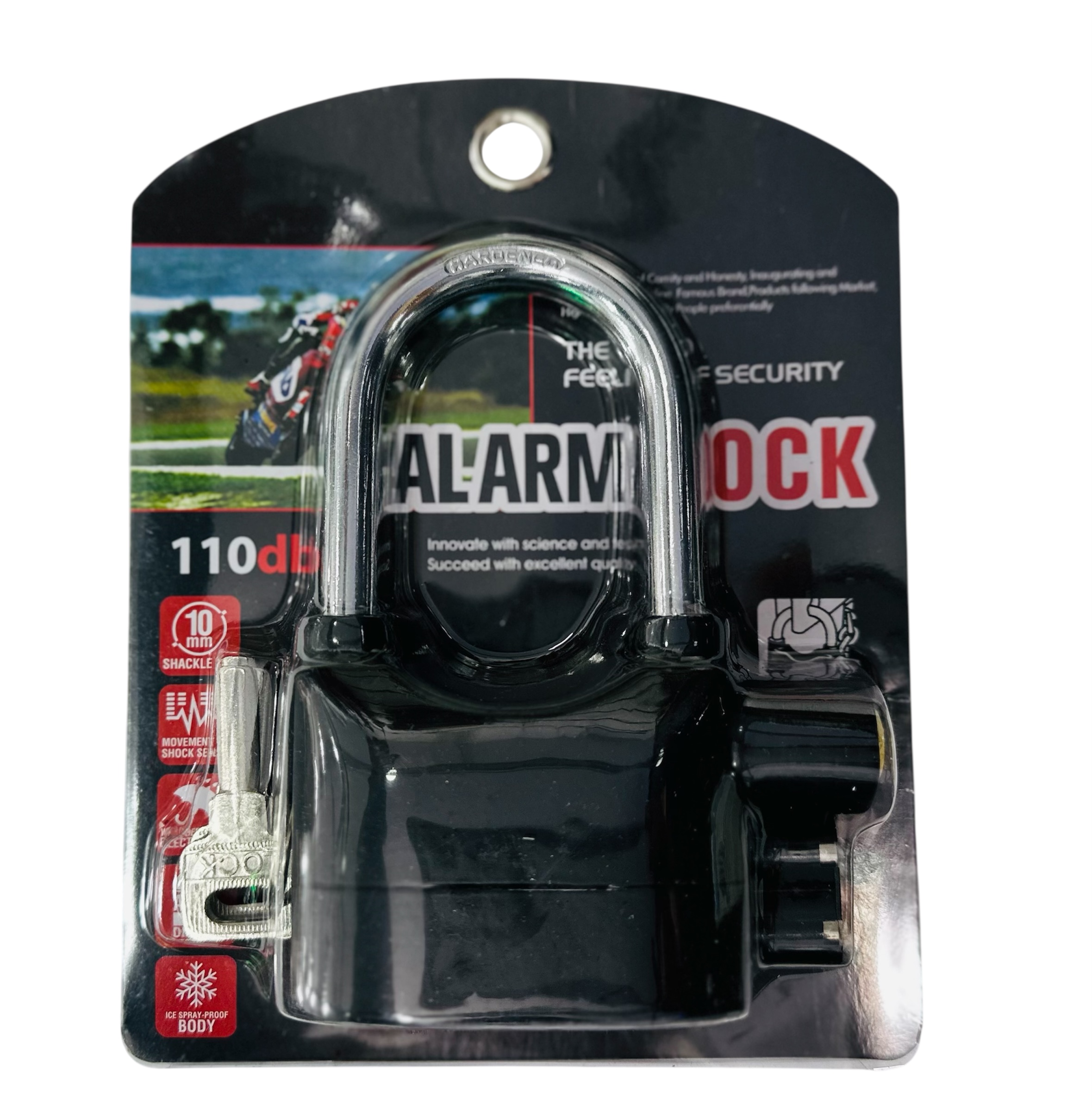 CANDADO CON ALARMA