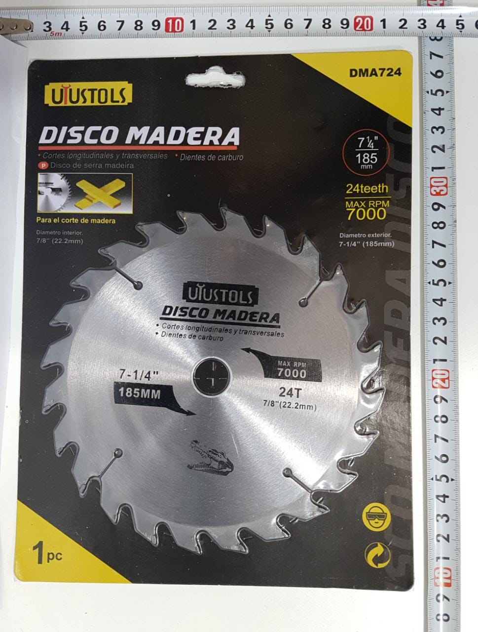 DISCO 180T* 24T MADERA