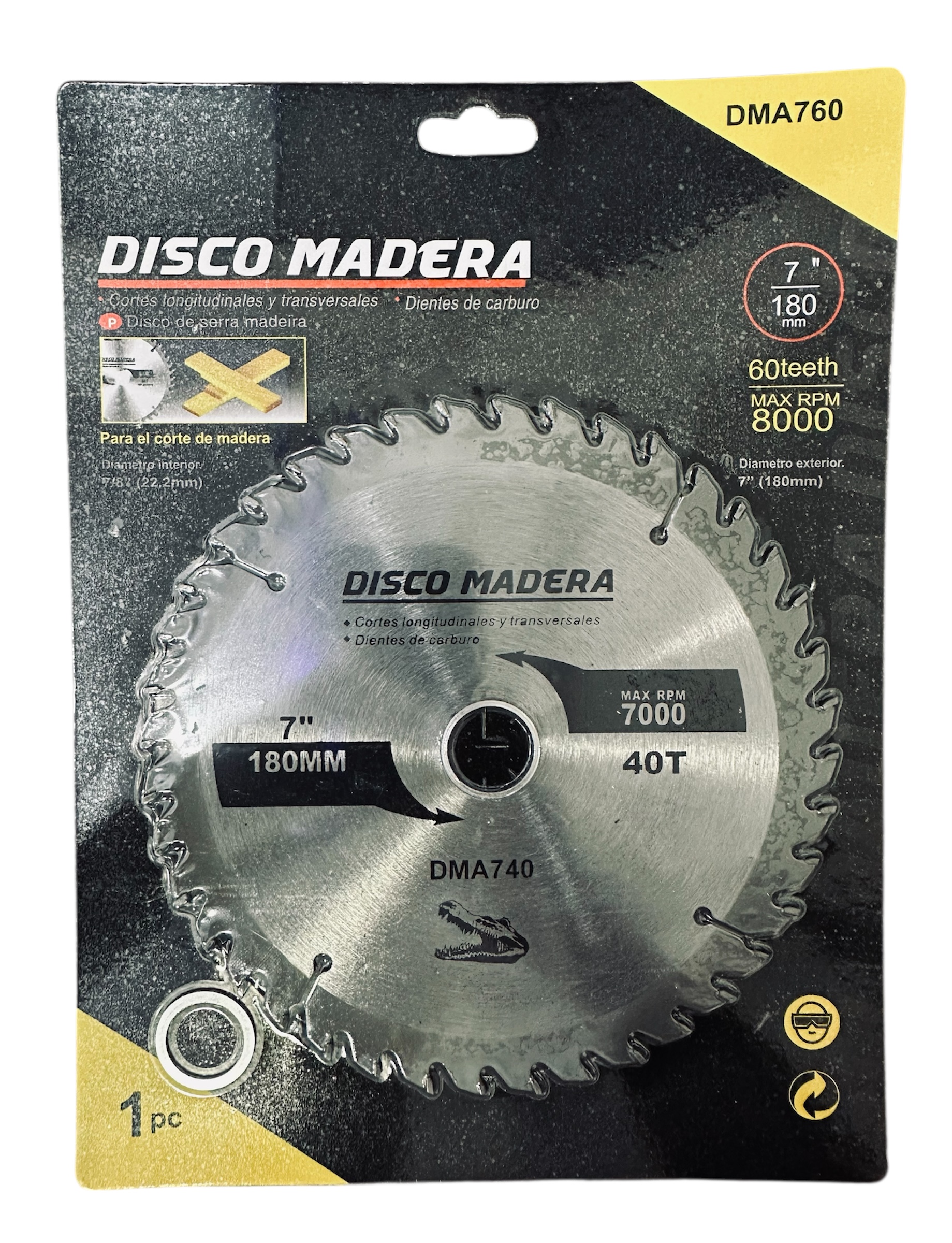 DISCO 180T* 40T MADERA