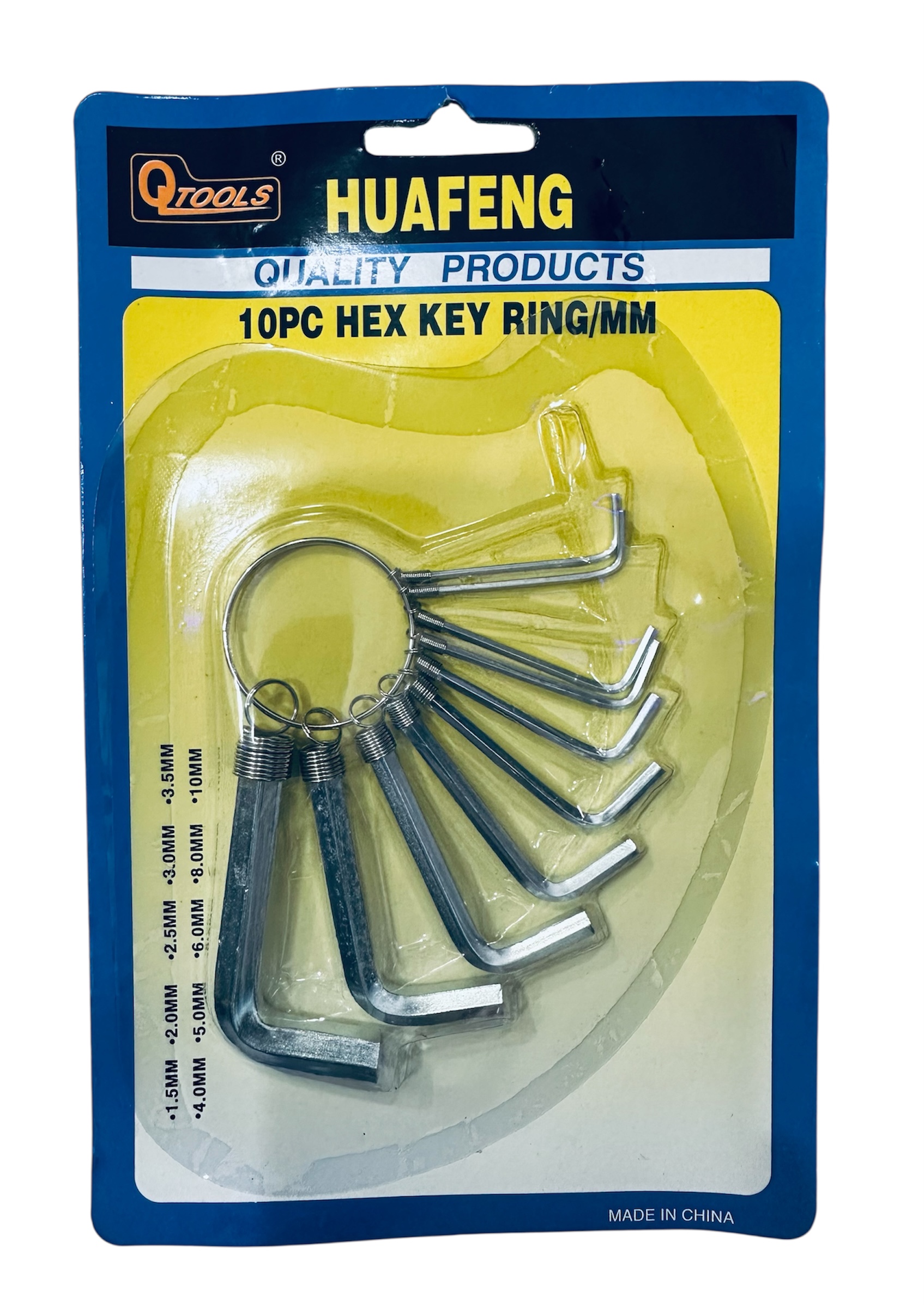 LLAVE ALLEN 10PCS LLAVERO UP237