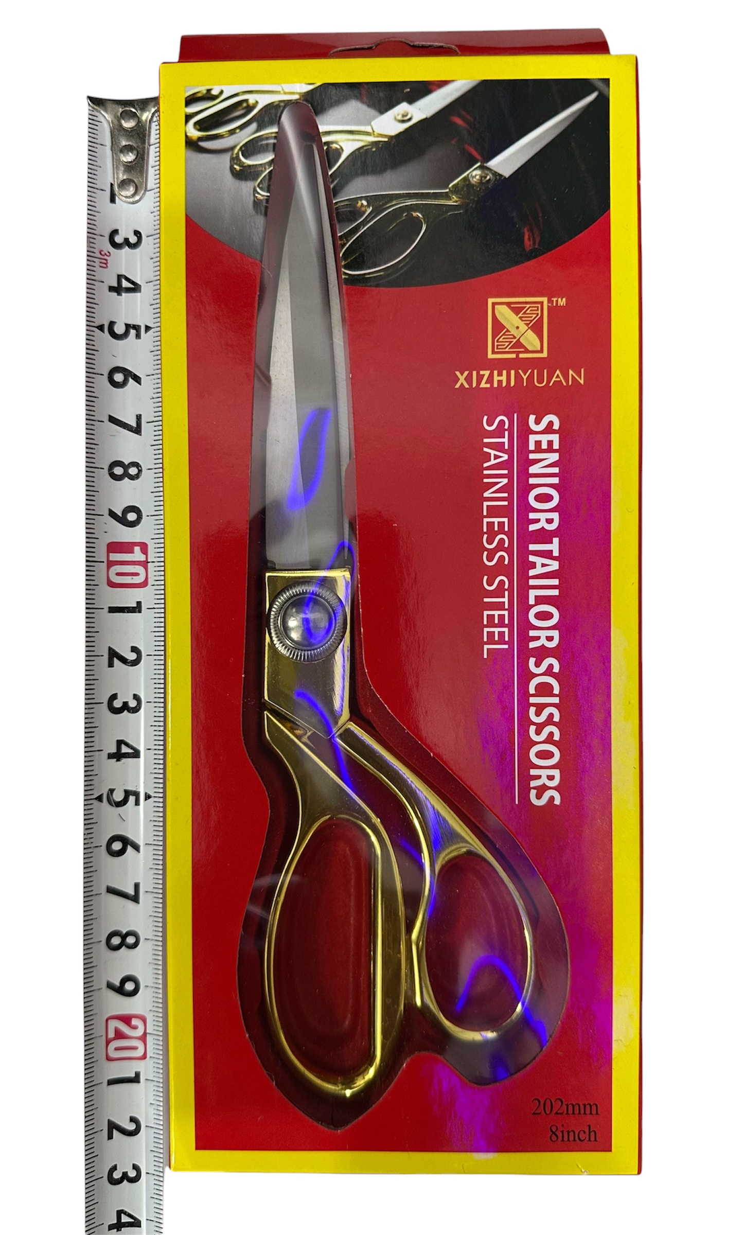 """TIJERA 8.5"""" DORADA"""