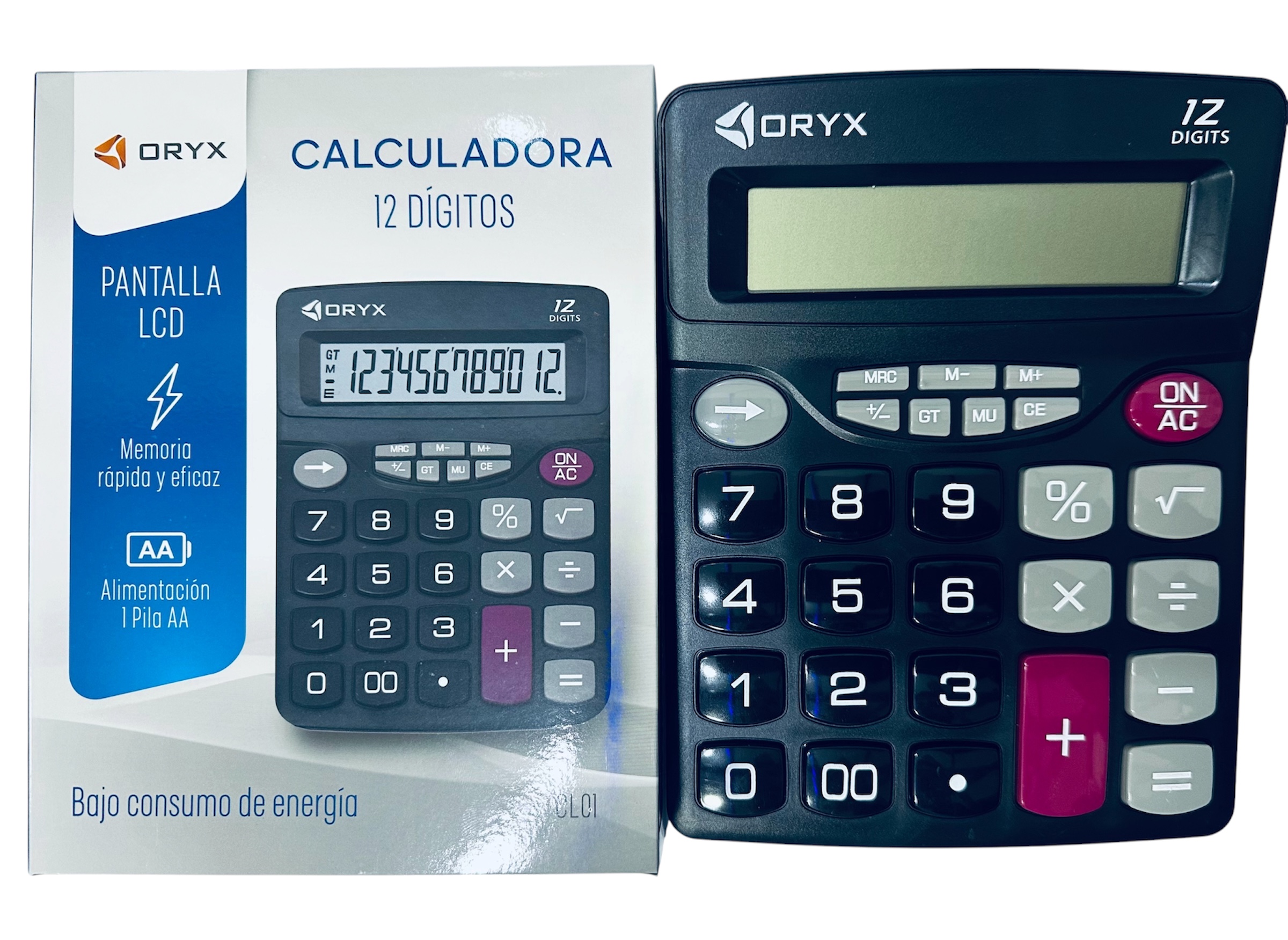 CALCULADORA GRANDE ORIX 12DIGITOS