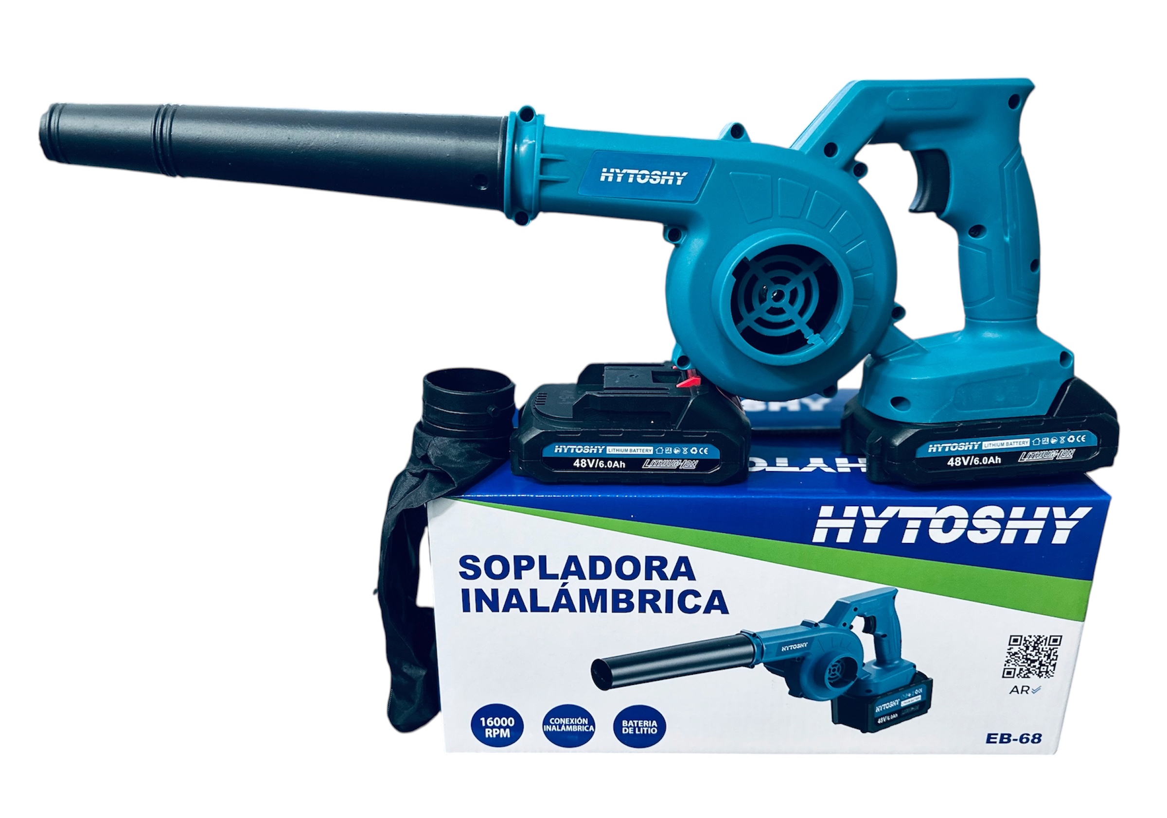 SOPLOASPIRADORA RECARGABLE 2 BATERIAS