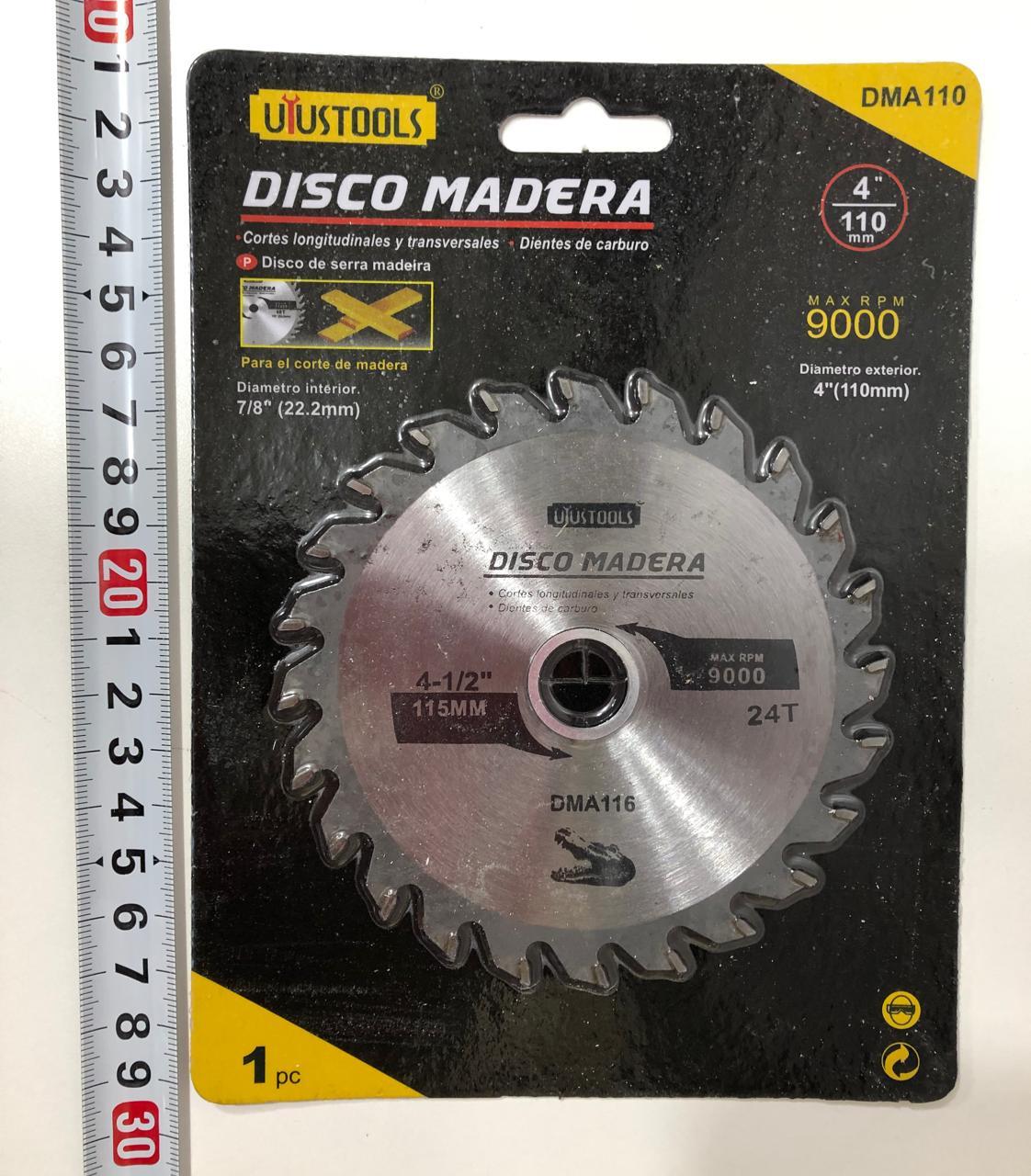 DISCO MADERA 115-24T