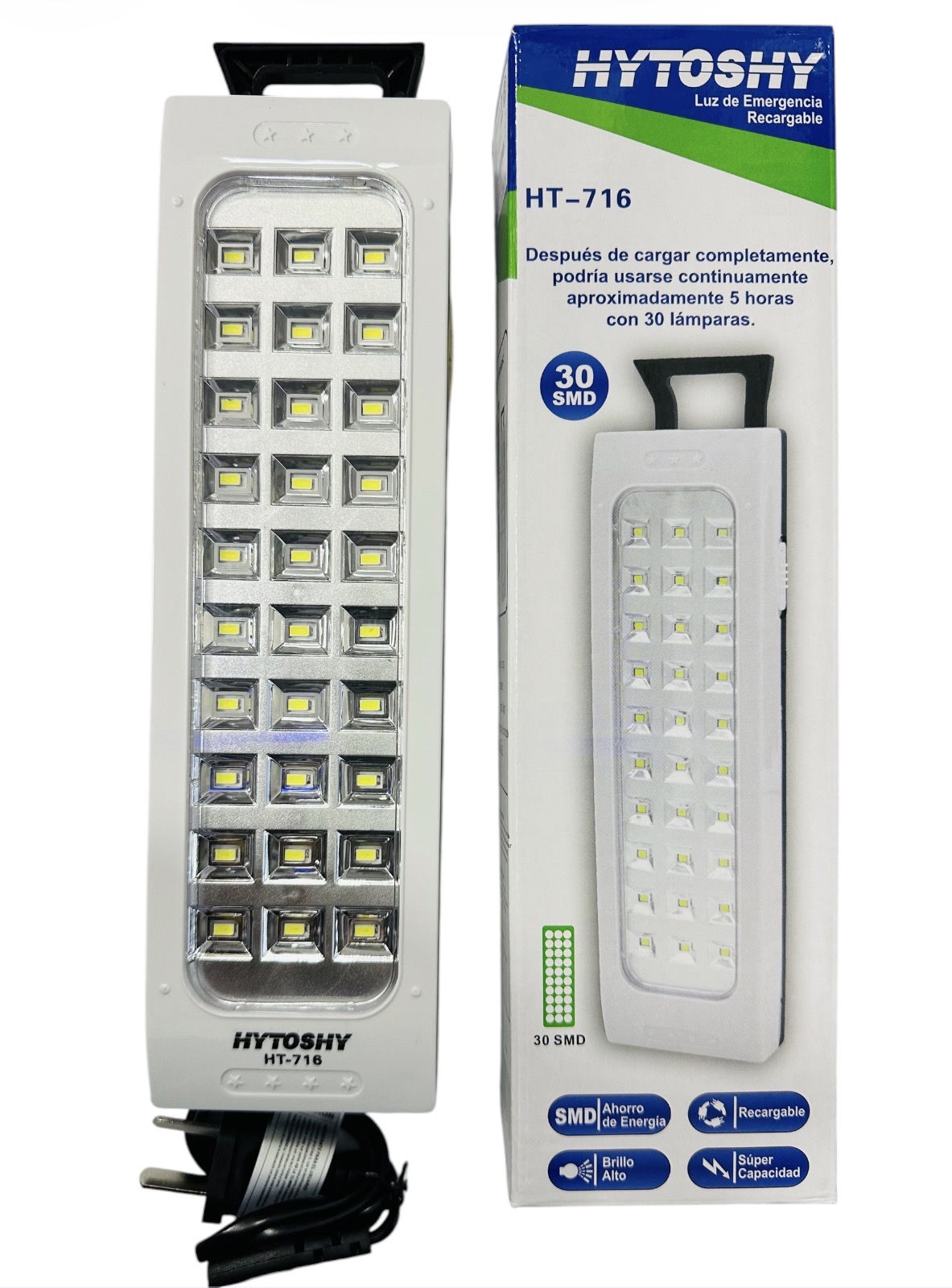 LAMPARA EMERGENCIA 30 LED 220V