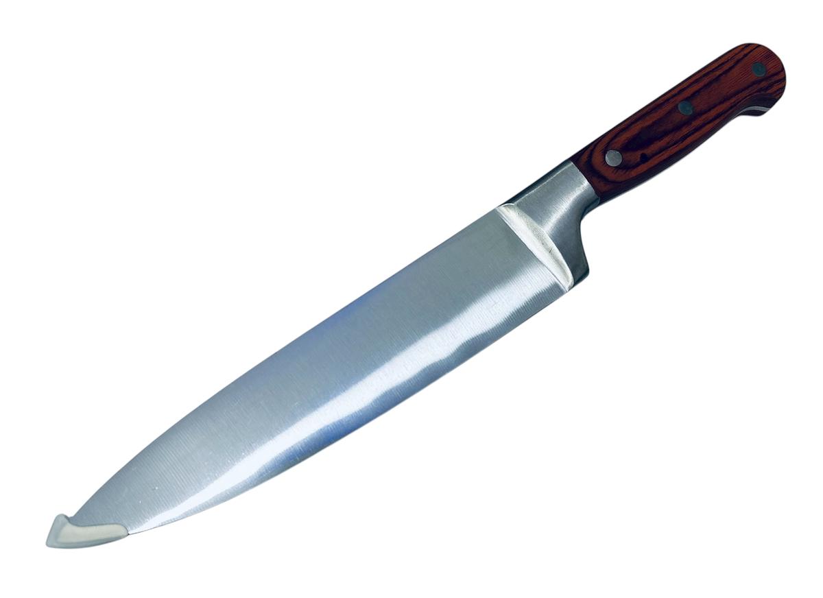 """CUCHILLO FORJADO 8"""" MANGO MADERA"""