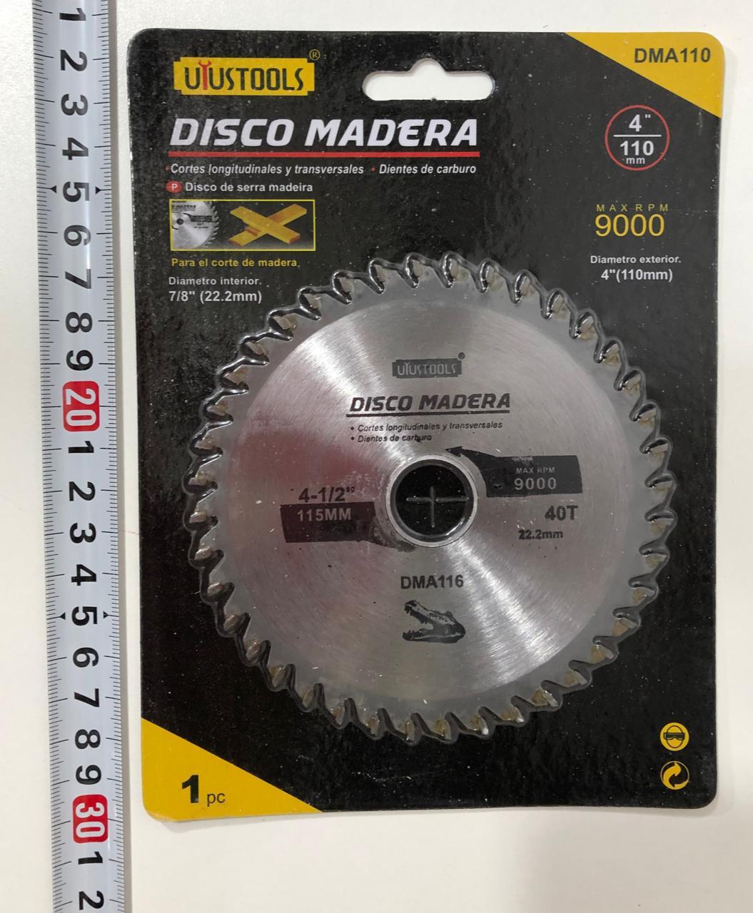 DISCO PARA MADERA 115*40T