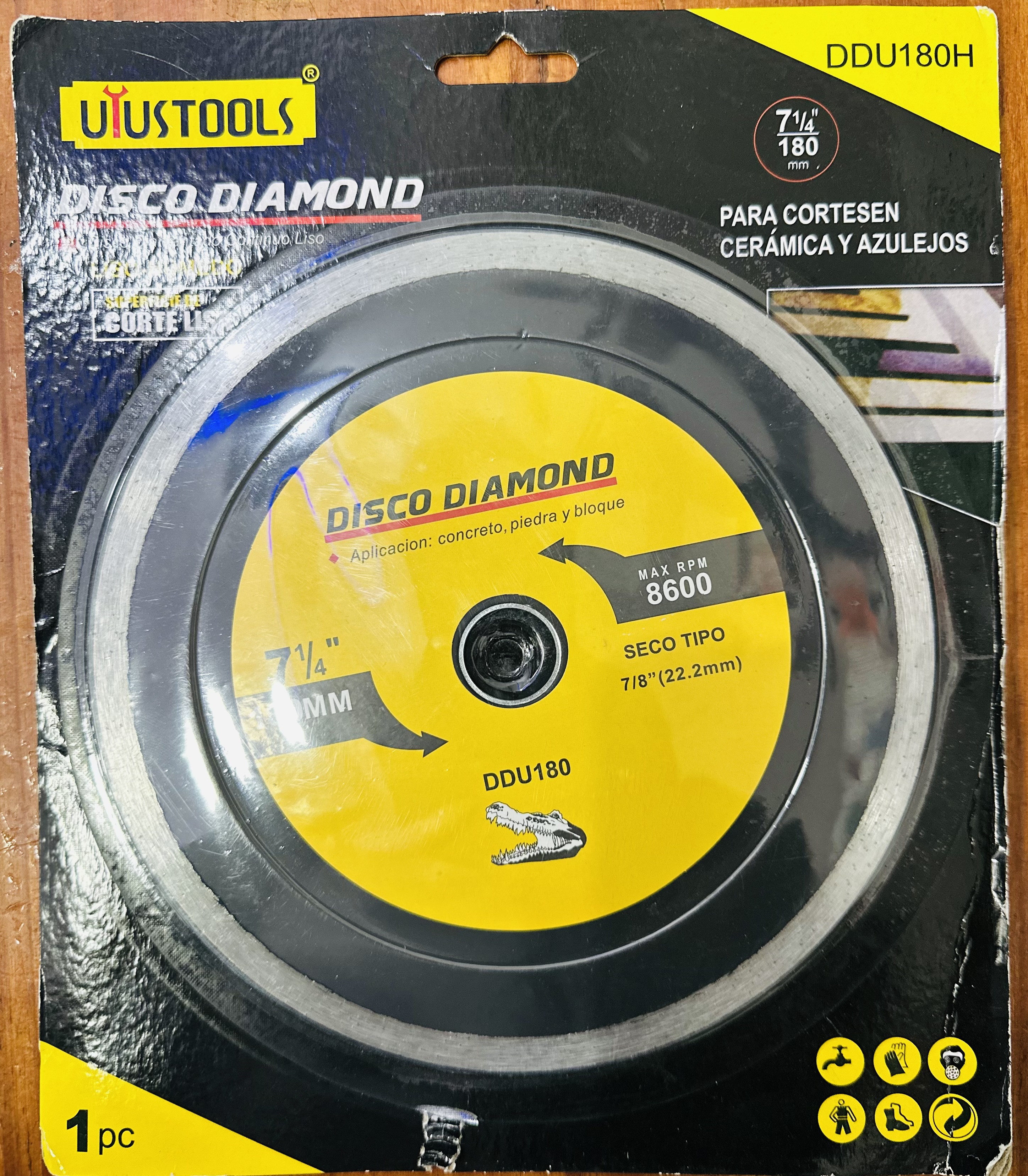 DISCO LISO 180MM* 7 1/4 S0853