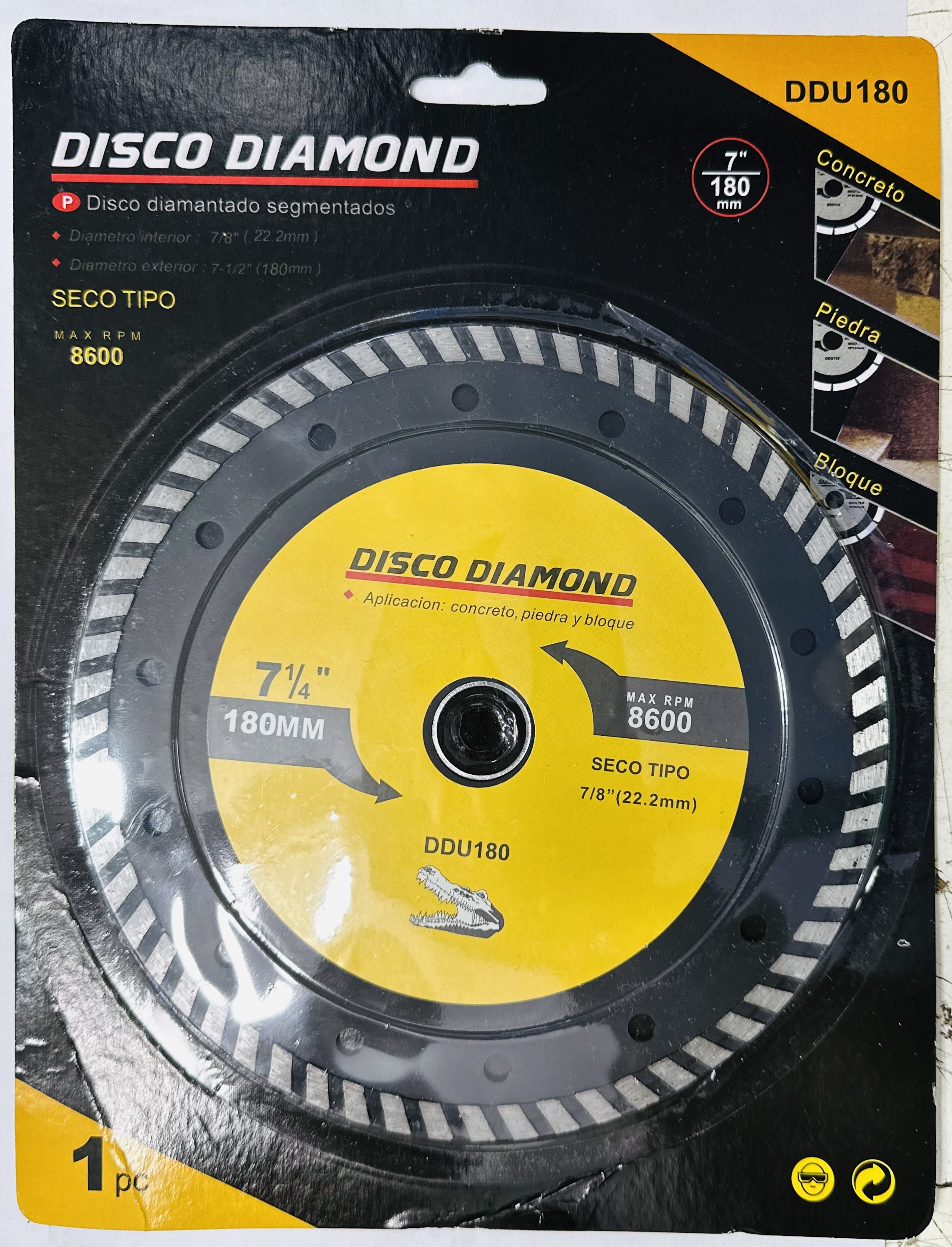 DISCO TURBO 180MM 7 1/4 S0851