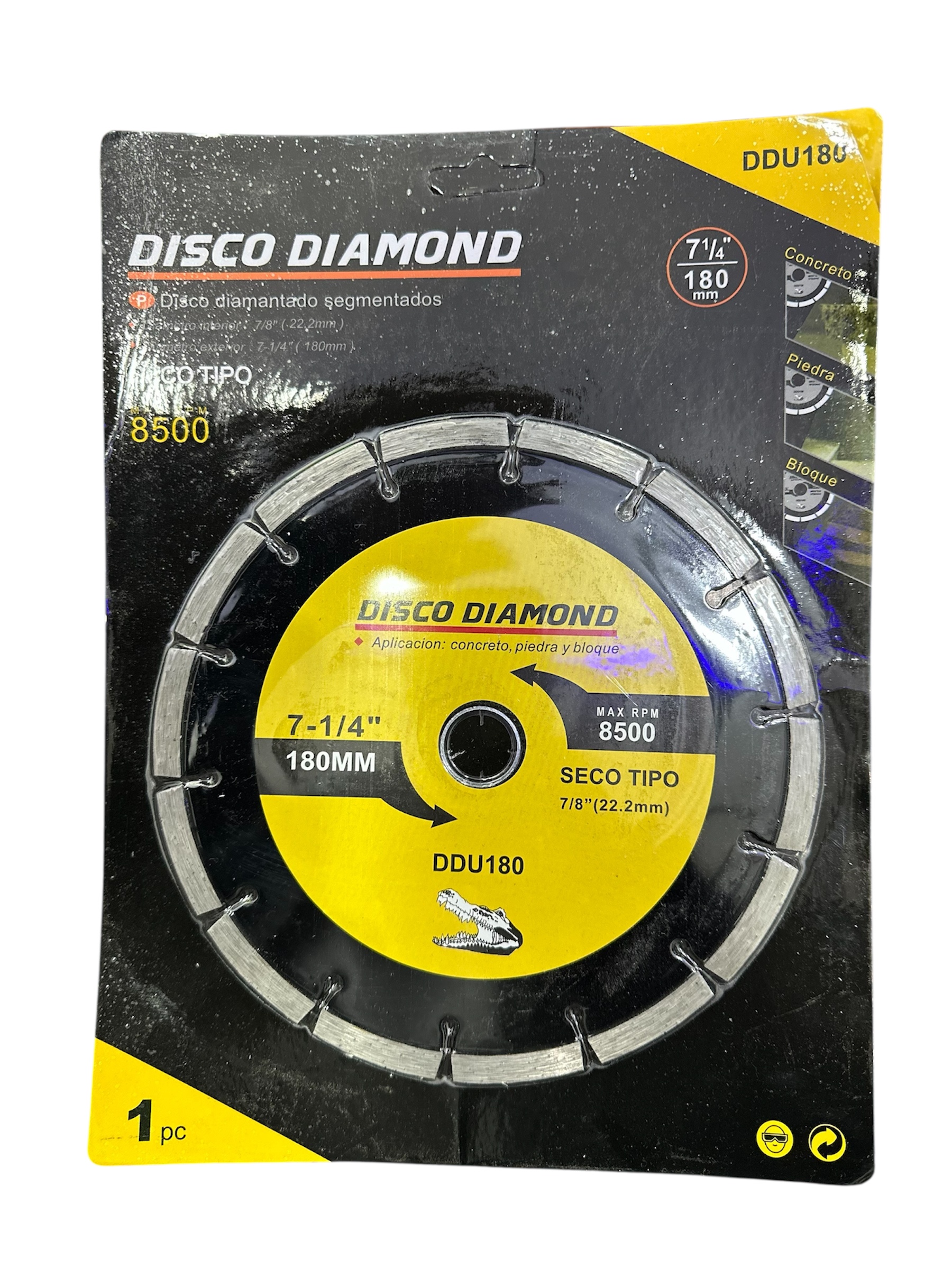 DISCO 180MM SEGMENTADO S0852