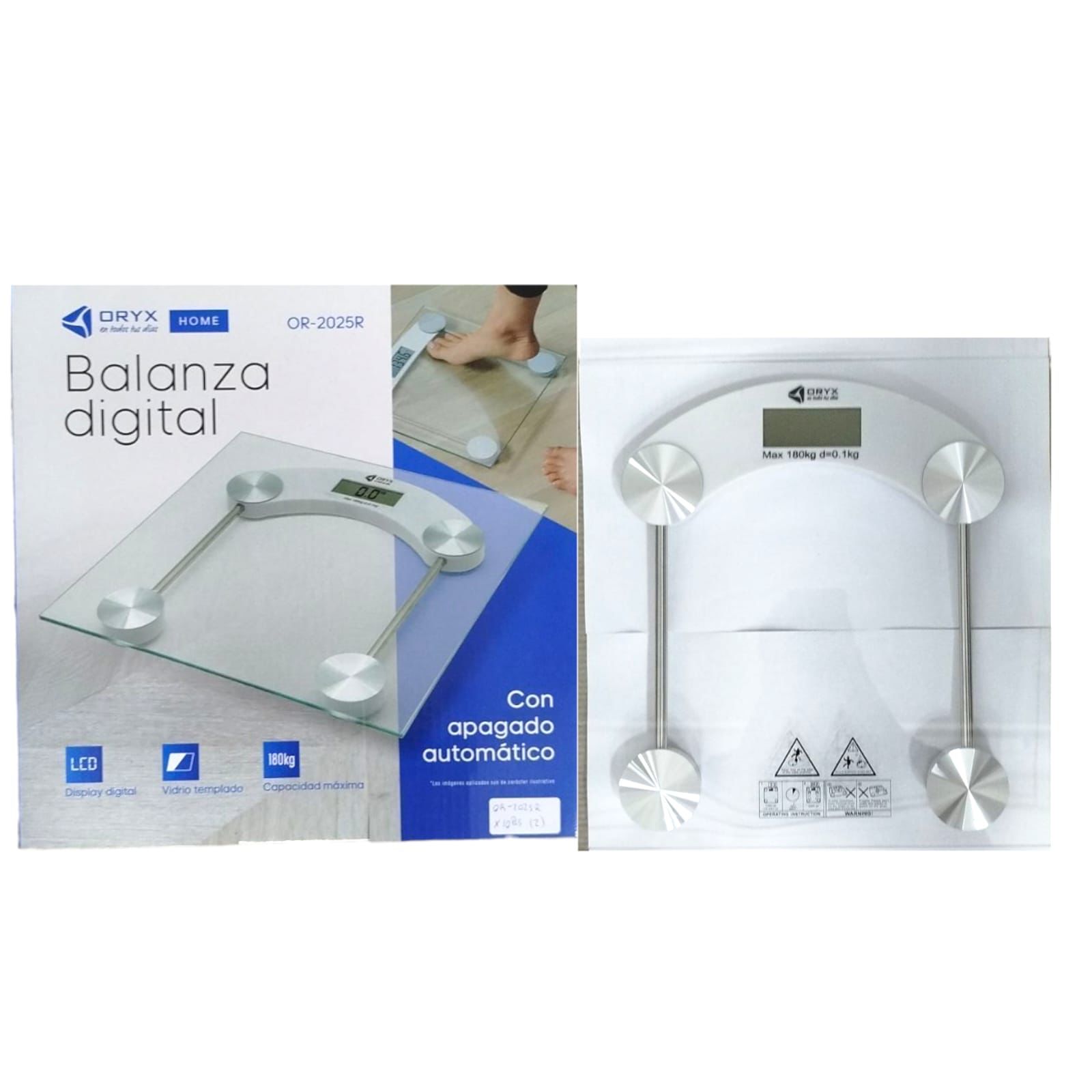 BALANZA PERSONAL CUADRADA 180KG
