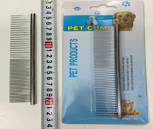 PEINE METAL 3CM*16.5CM 48GR