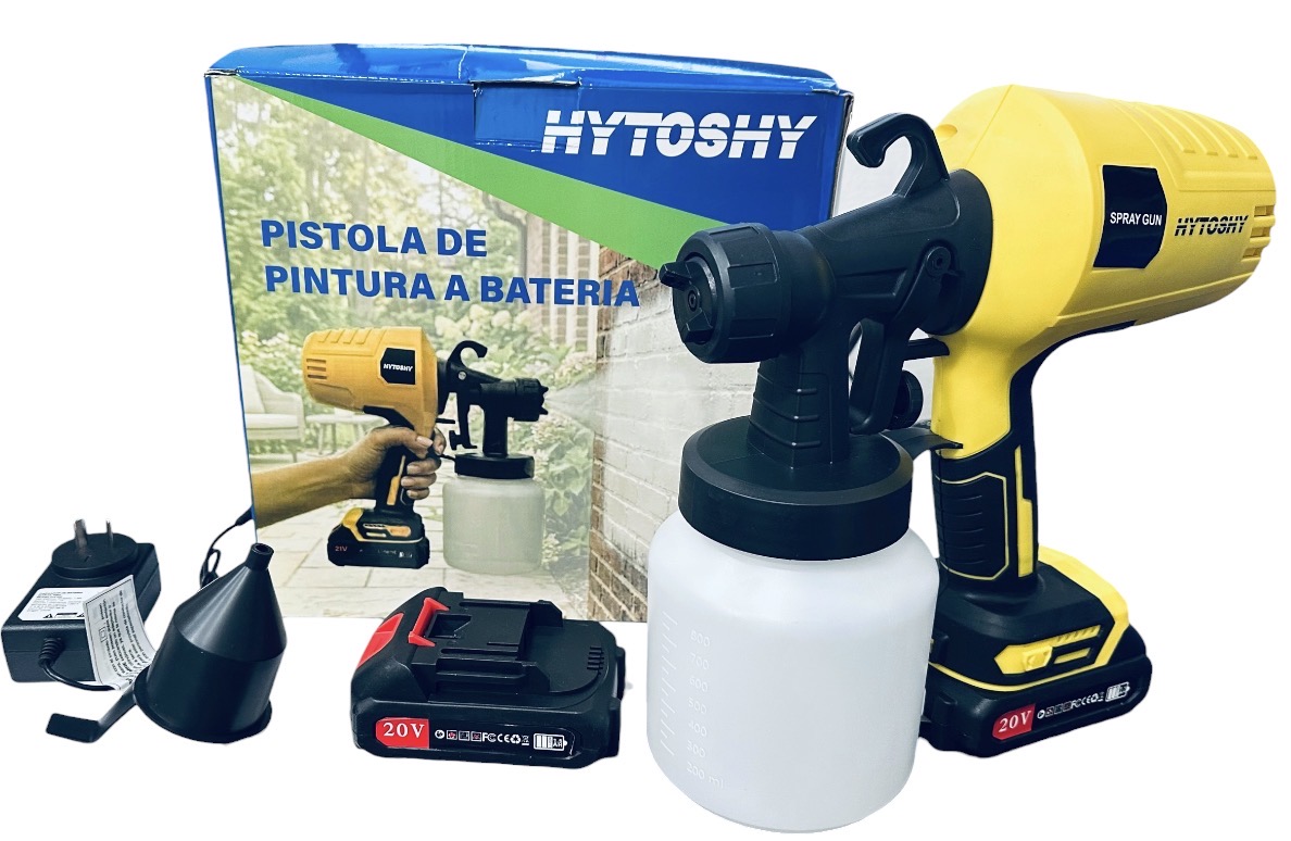 PISTOLA DE PINTURA DOS BATERIAS HYTOSHY