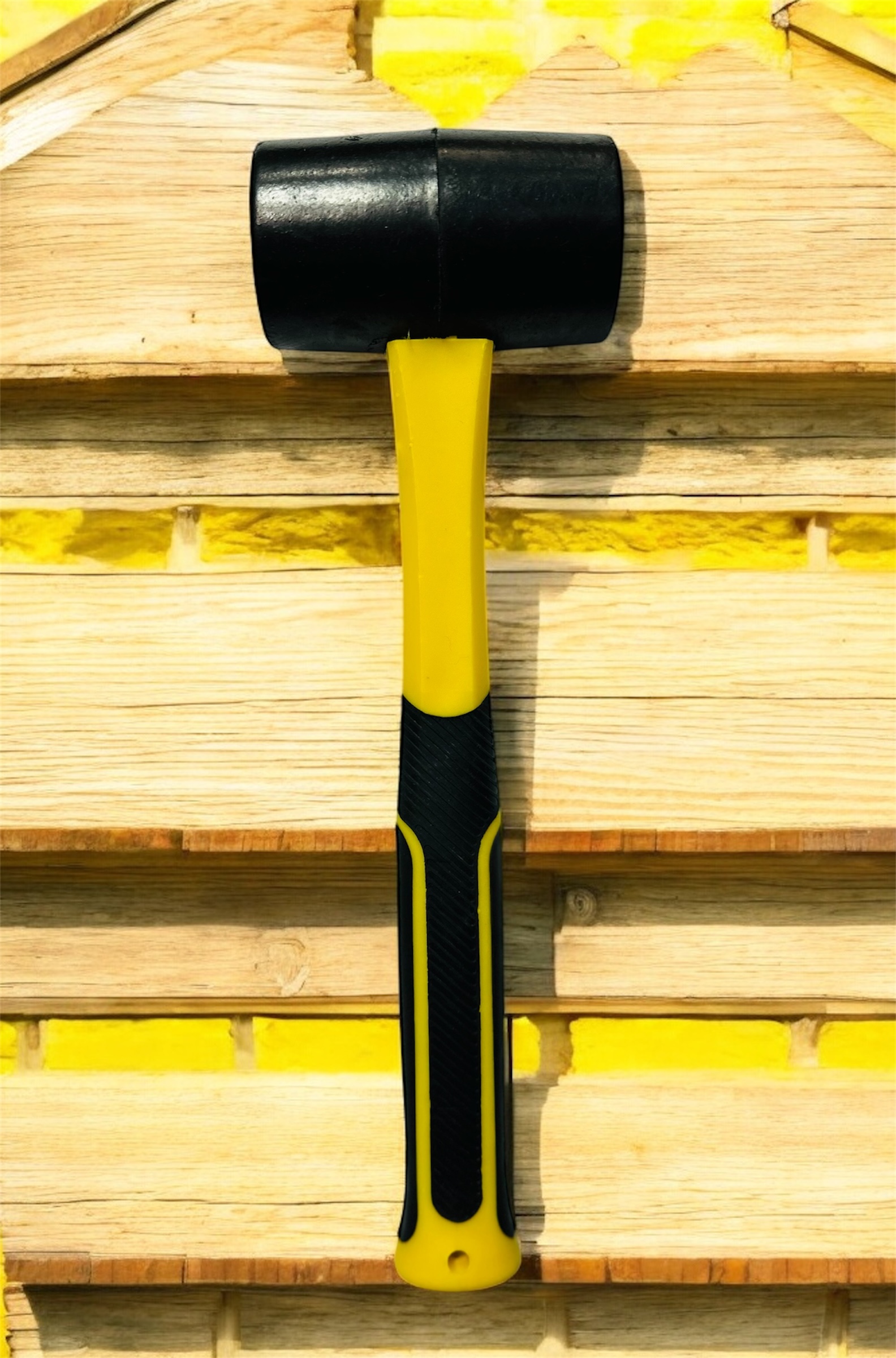 MARTILLO GOMA AMARILLO /NEGRO 340GR