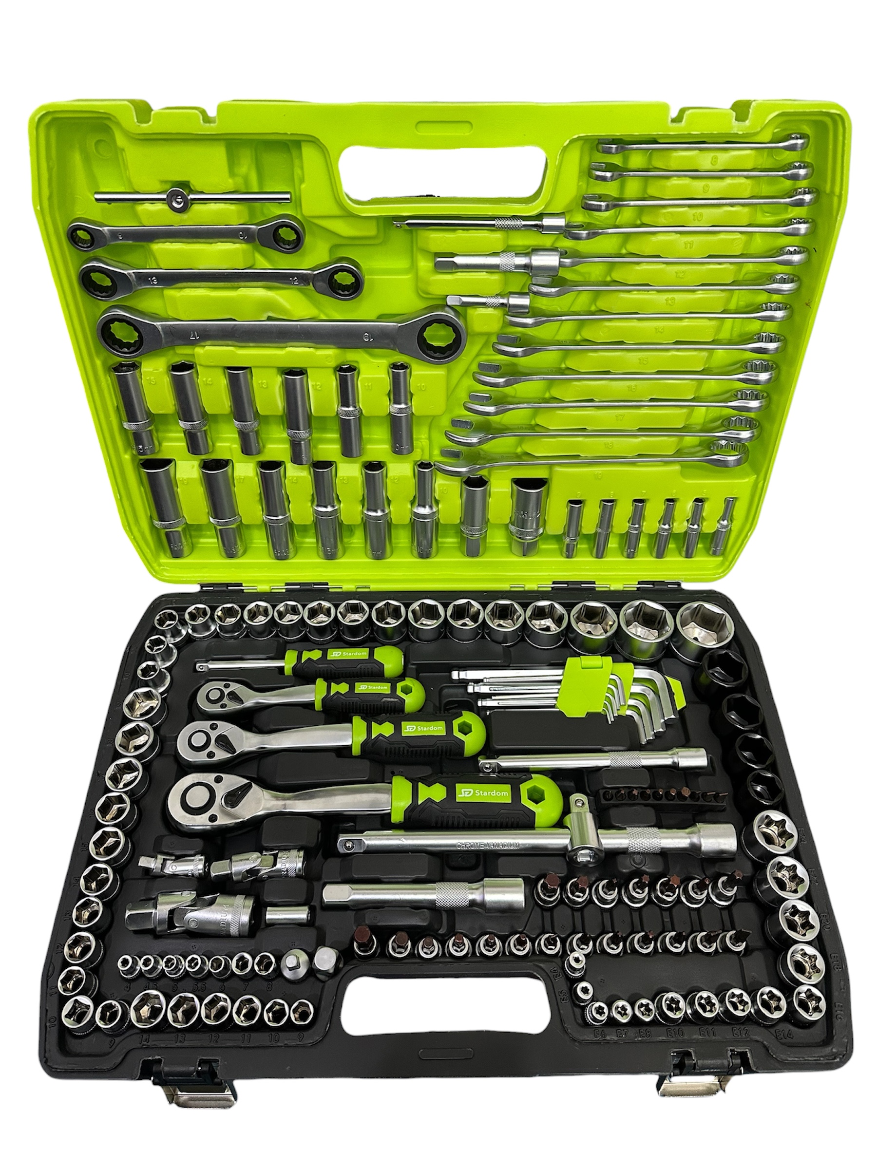 JUEGO TUBOS X 151PCS RACING MANGO CURVO 72DIENTES PREMIUM