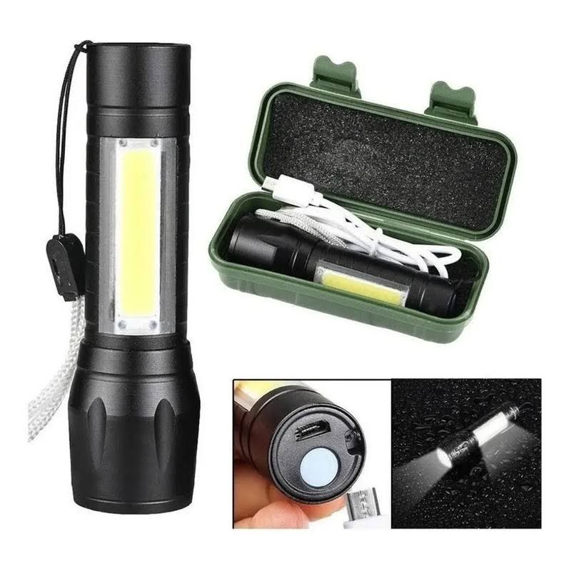 LINTERNA REC USB METAL EN ESTUCHE U511