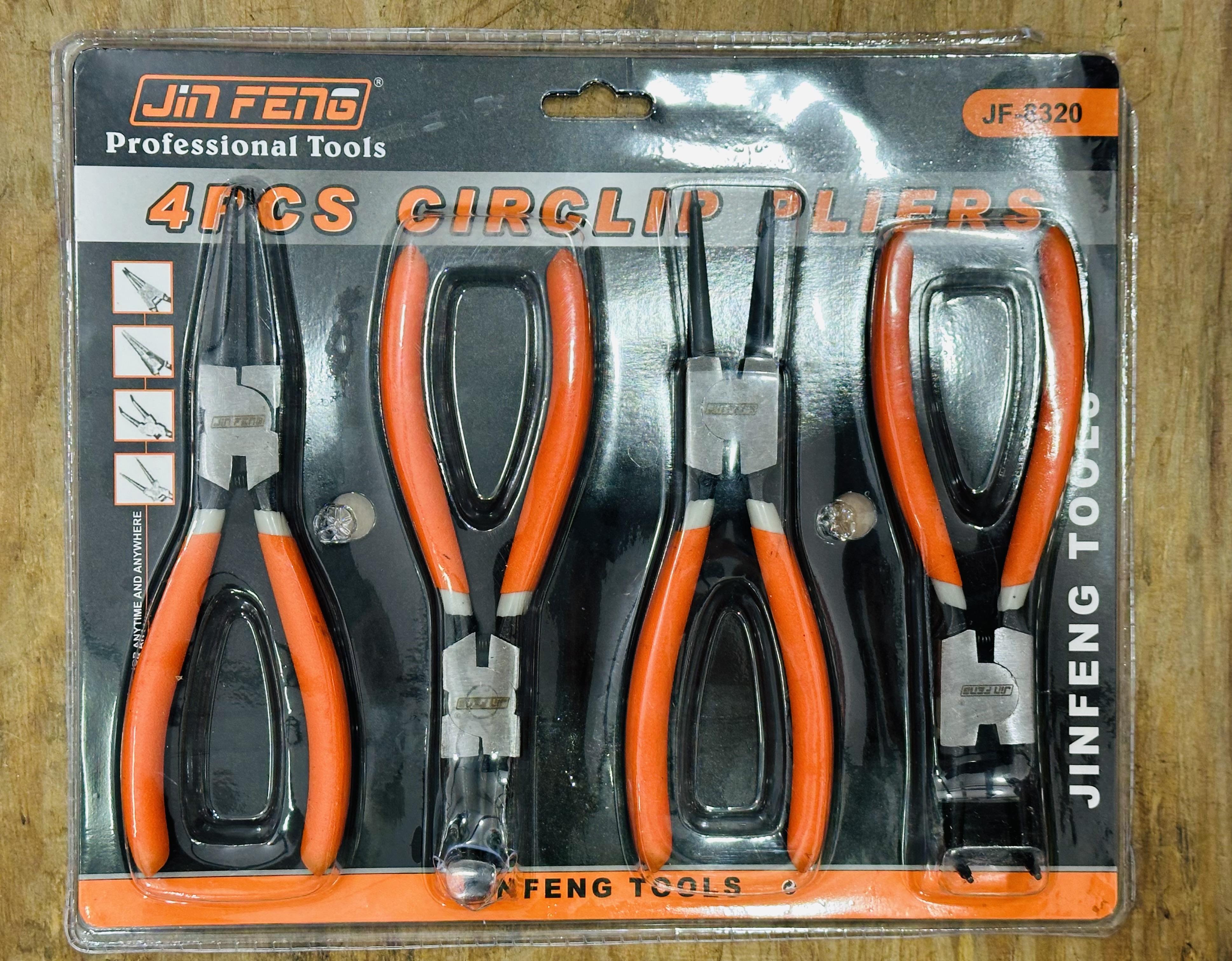 PINZA SEGUER X 4PCS