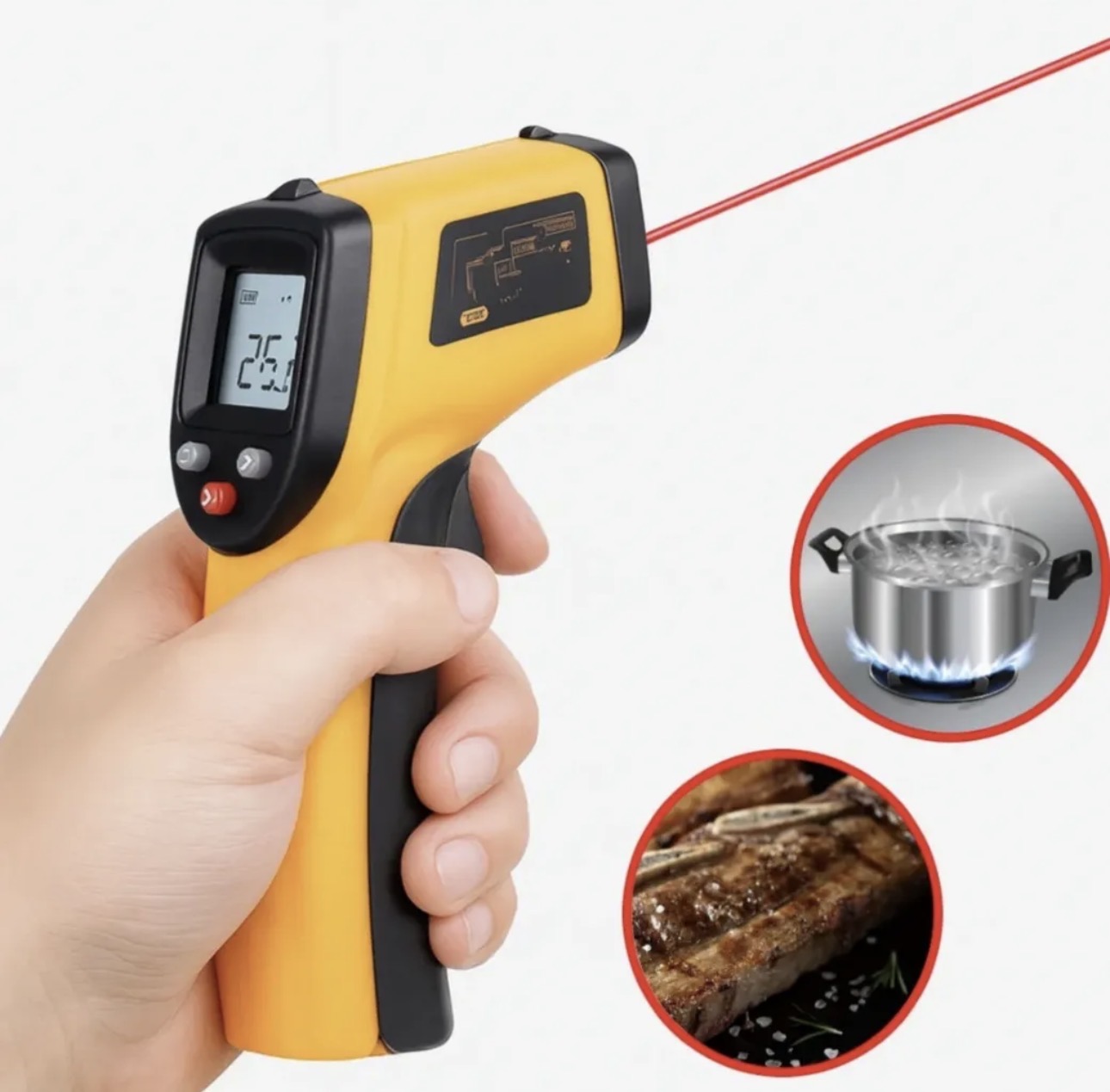 TERMOMETRO DIGITAL INFRARROJO LASER