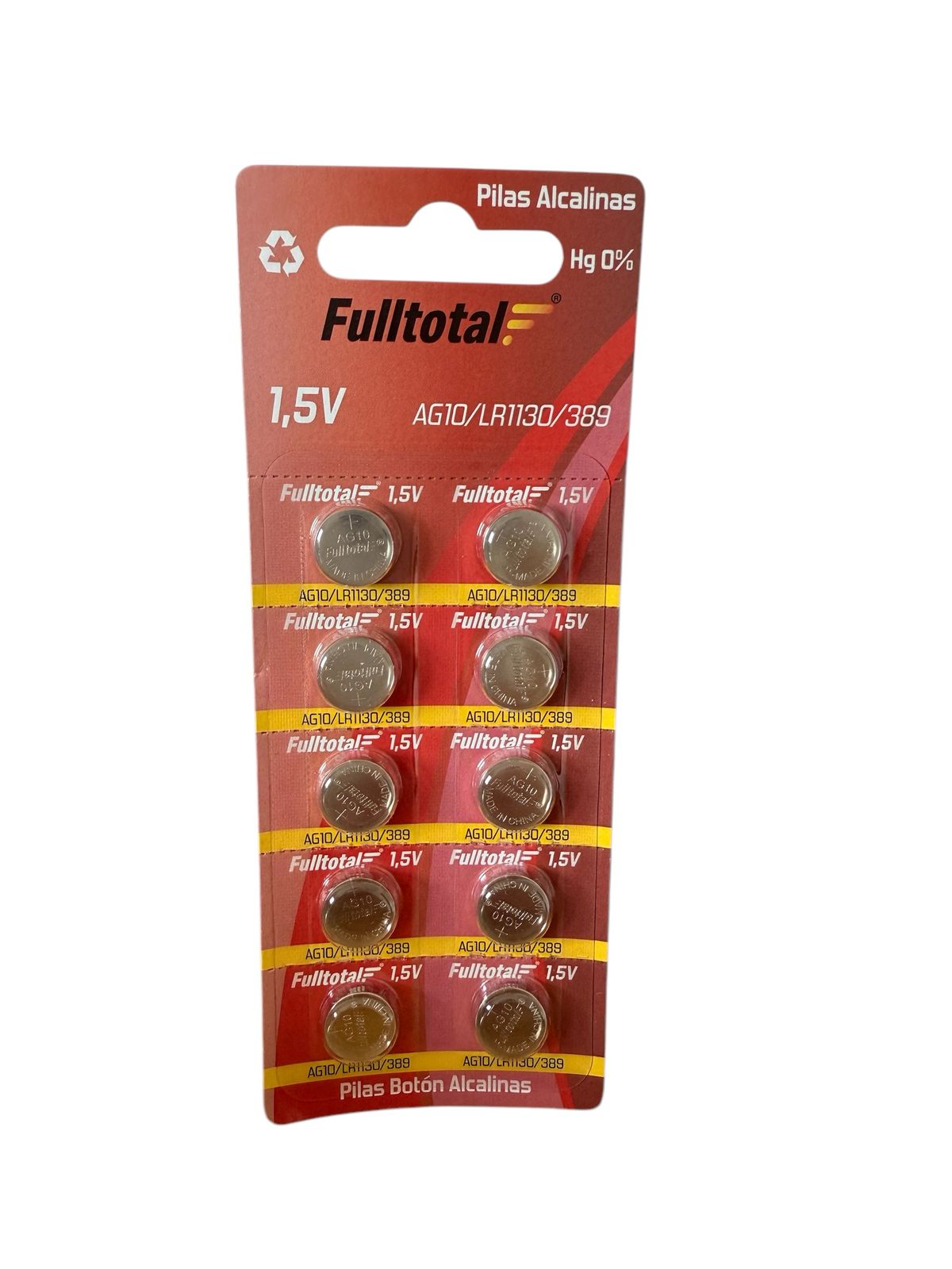 PILA AG10 ALCALINA FULLTOTAL