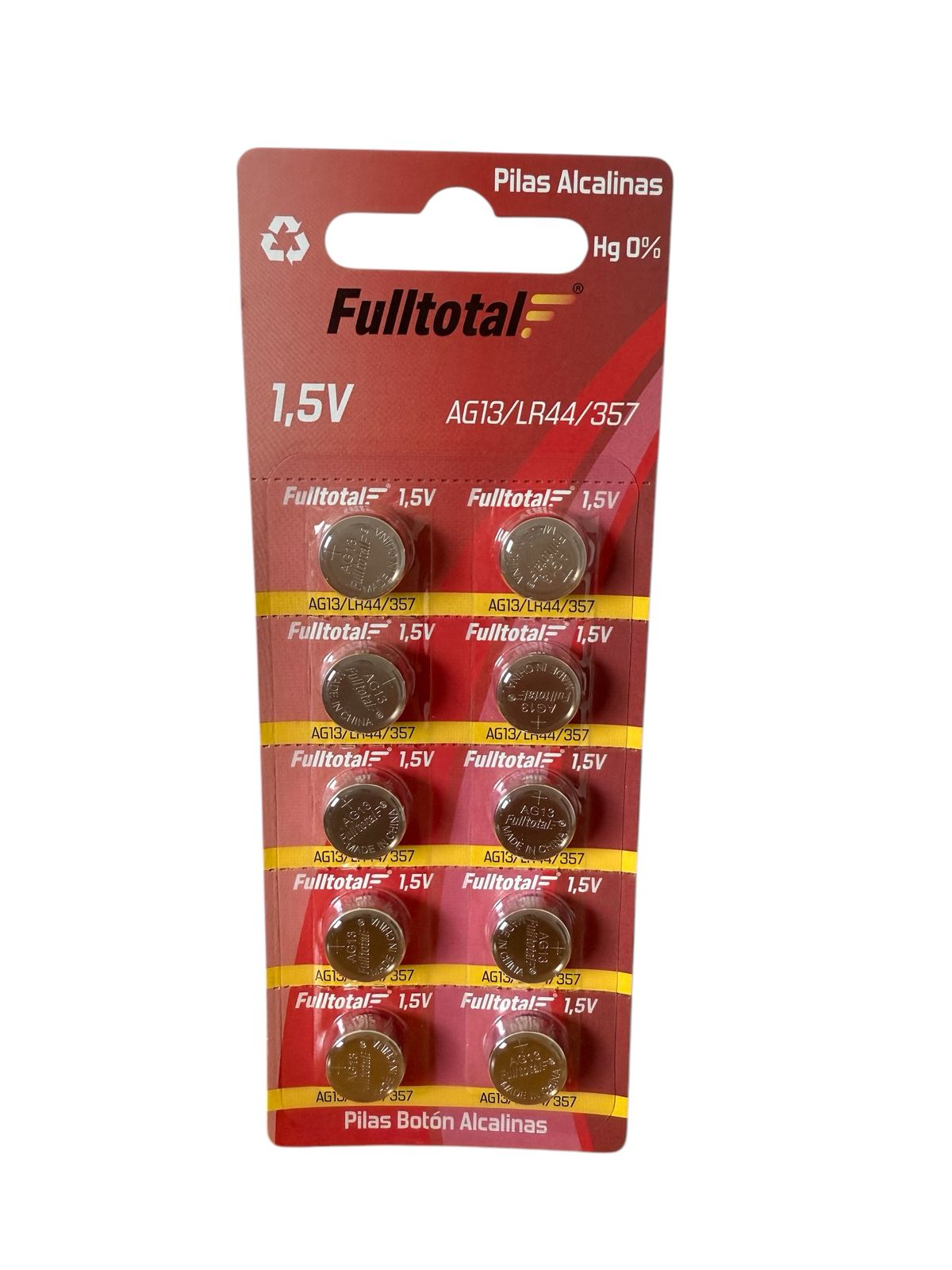 PILA AG13 ALCALINA FULLTOTAL