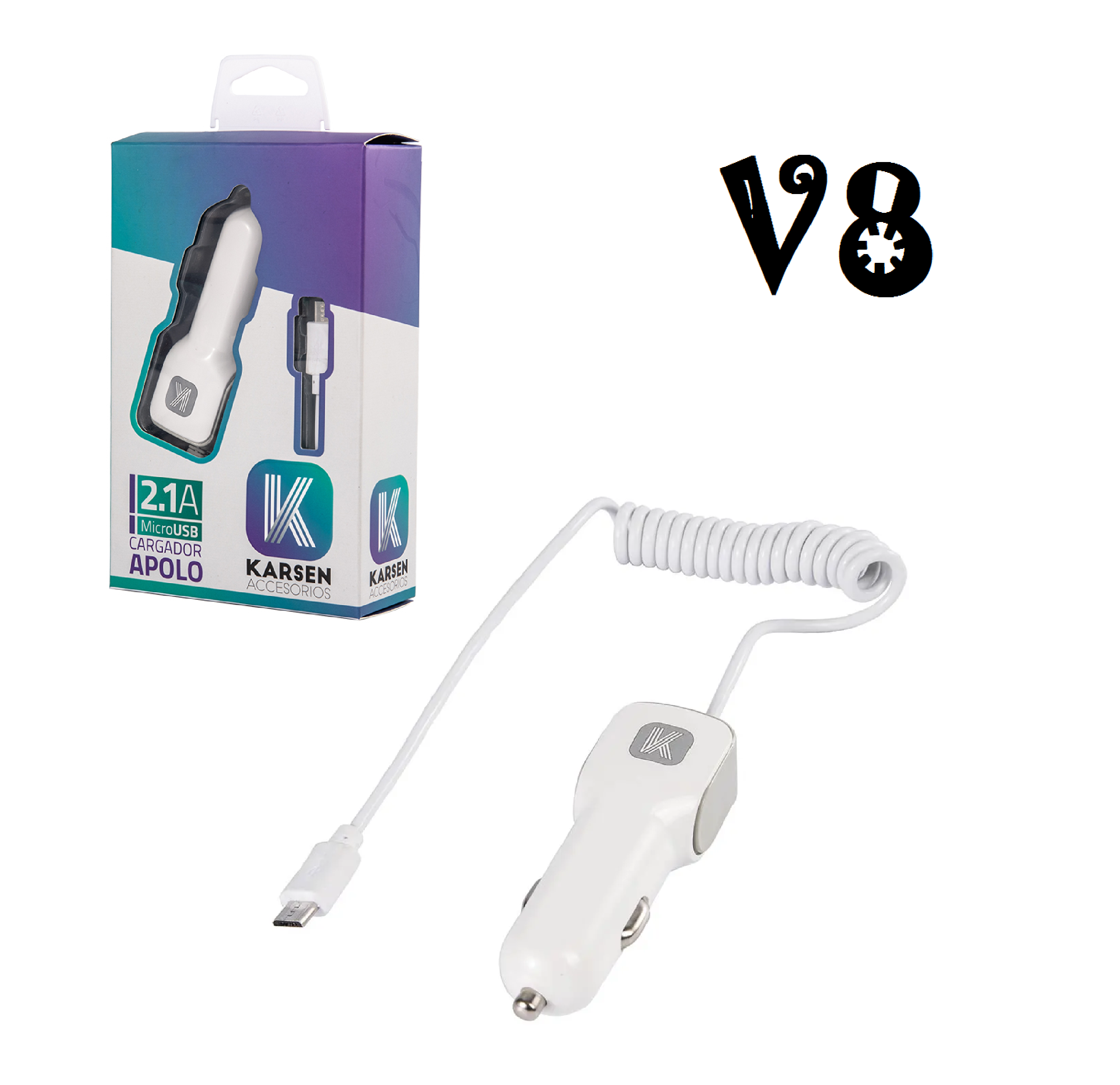 CARGADOR 12V V8 2.1 KARSEN