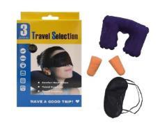 SET KIT DE VIAJE - ALMOHADA  ANTIFAZ Y TAPONES
