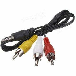 CABLE 3 RCA MACHOS A 1 RCA AUXILIAR
