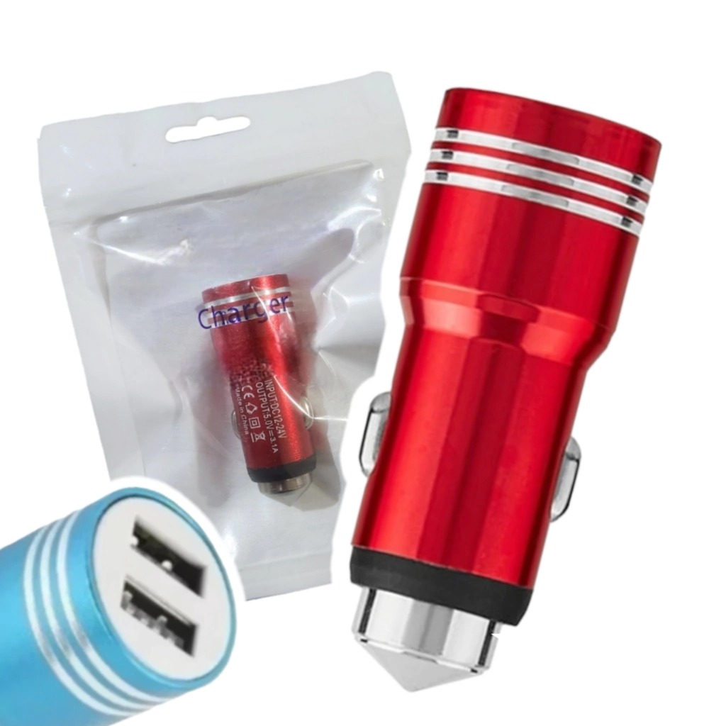 CARGADOR 12V 2 USB REFORZADO