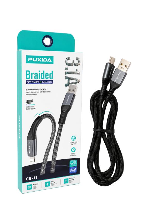 CABLE USB TIPO C PUXIDA