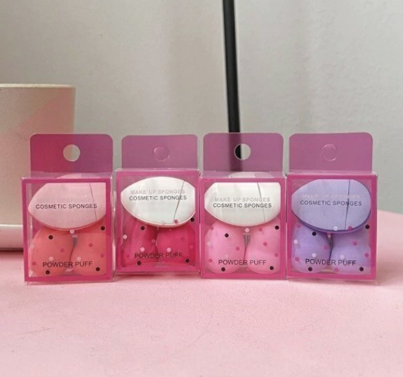 ESPONJAS MAQUILLAJE X3 - 1 GRANDE Y 2 CHICAS