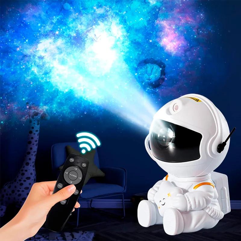 LÁMPARA ASTRONAUTA PROYECTOR DE LUCES GALAXIA