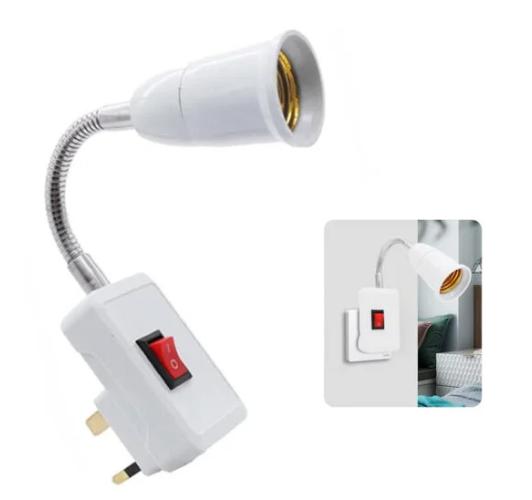 PORTALAMPARA FLEXIBLE CON TECLA DE CORTE