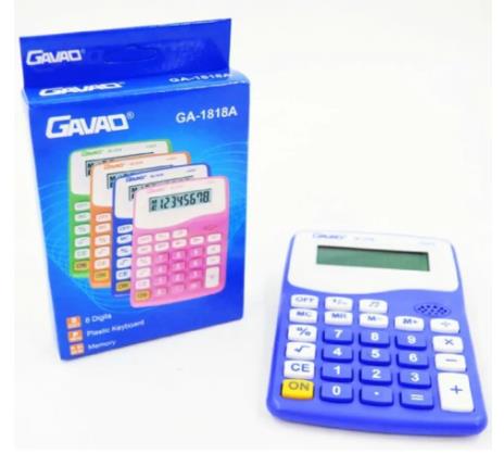 CALCULADORA GAVAO COLORES GA-1818A