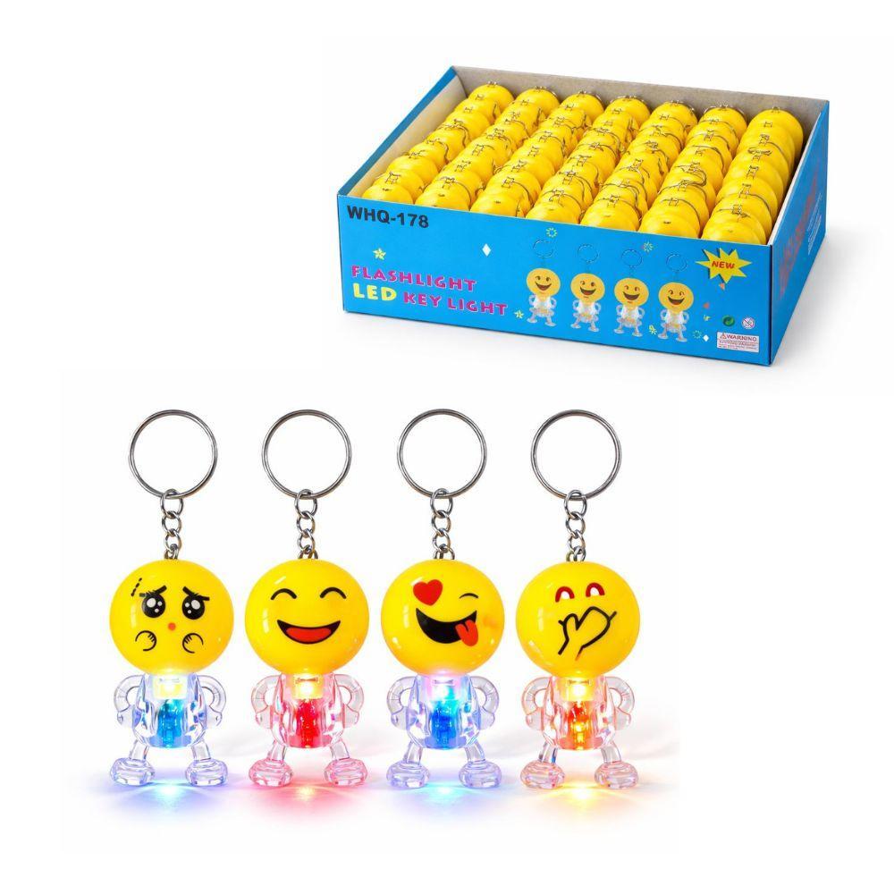 LLAVERO EMOJI CON LUZ
