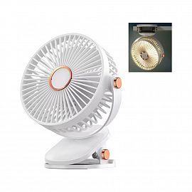 VENTILADOR 16X22CM RECARGABLE CON PINZA