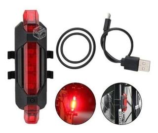 LUZ DE BICICLETA USB RECARGABLE