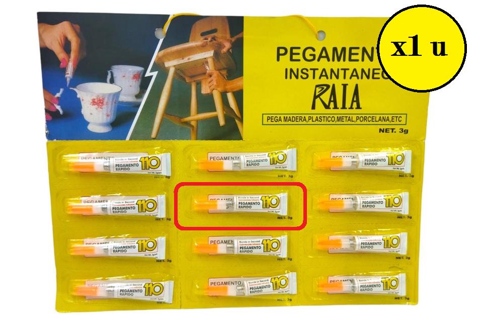 PEGAMENTO INSTANTANEO X1 UNIDAD