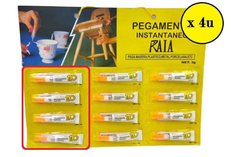 PEGAMENTO INSTANTANEO X4 UNIDADES