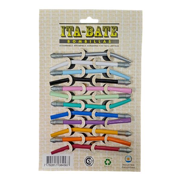 BOMBILLA COLORES BLISTER X12