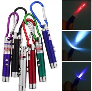 LLAVERO 3 EN 1 - LASER  LINTERNA  DETECTOR
