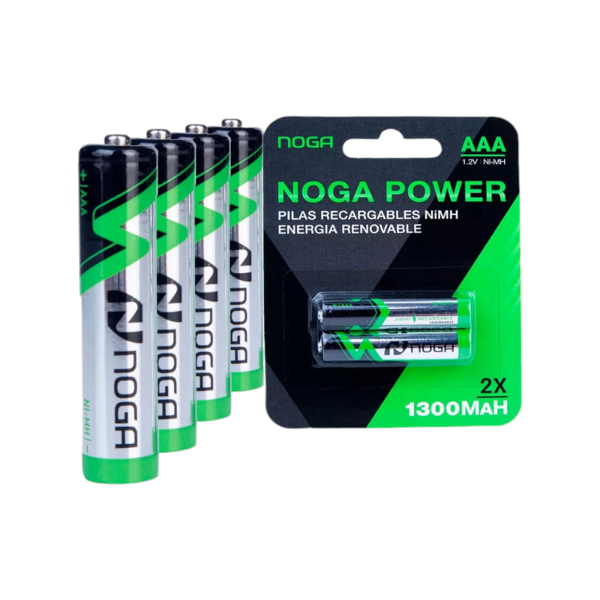 PILAS NOGA RECARGABLES PACK X2 AAA 1300