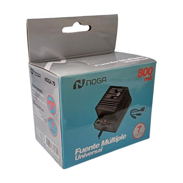 TRANSFORMADOR FUENTE MÚLTIPLE NOGA 800MA