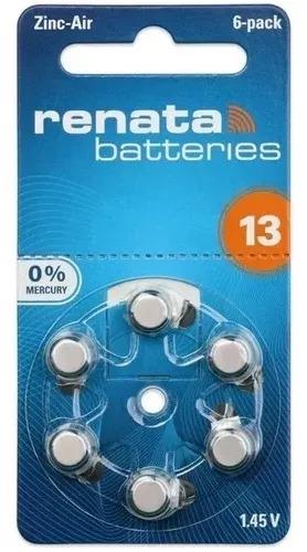 PILAS DE AUDÍFONOS RENATA 13 (RUEDITA DE 6)