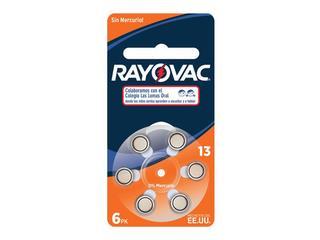 PILAS DE AUDÍFONOS RAYOVAC 13 (RUEDITA DE 6)
