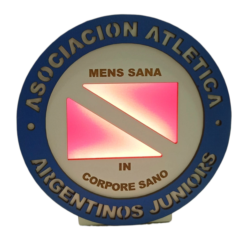 VELADOR LED ARGENTINOS JUNIORS