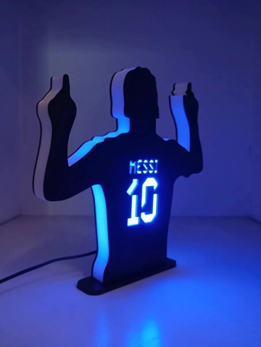 VELADOR LED MESSI
