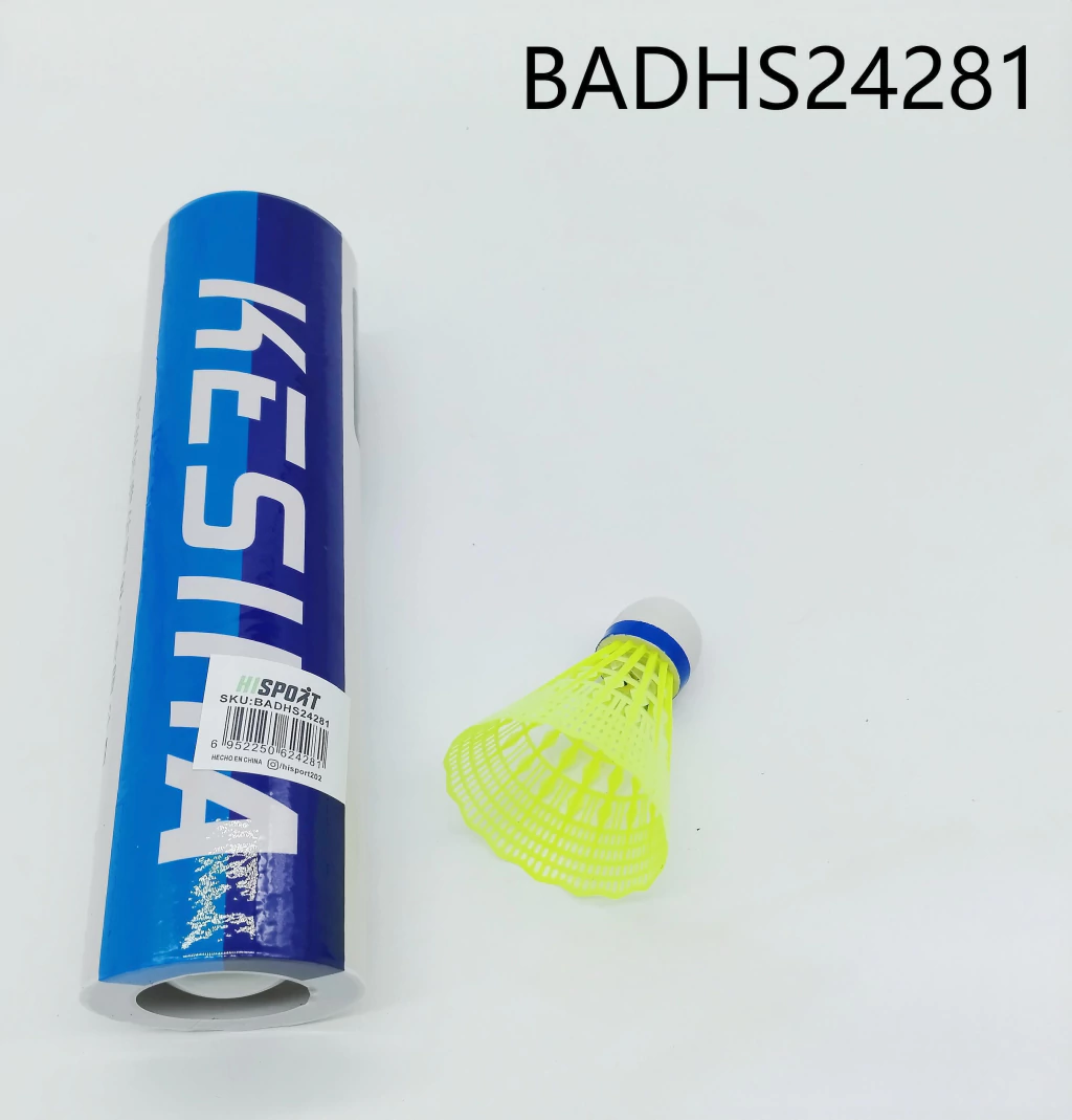 PELOTAS BÁDMINTON X4 TUBO AZUL 24281-100
