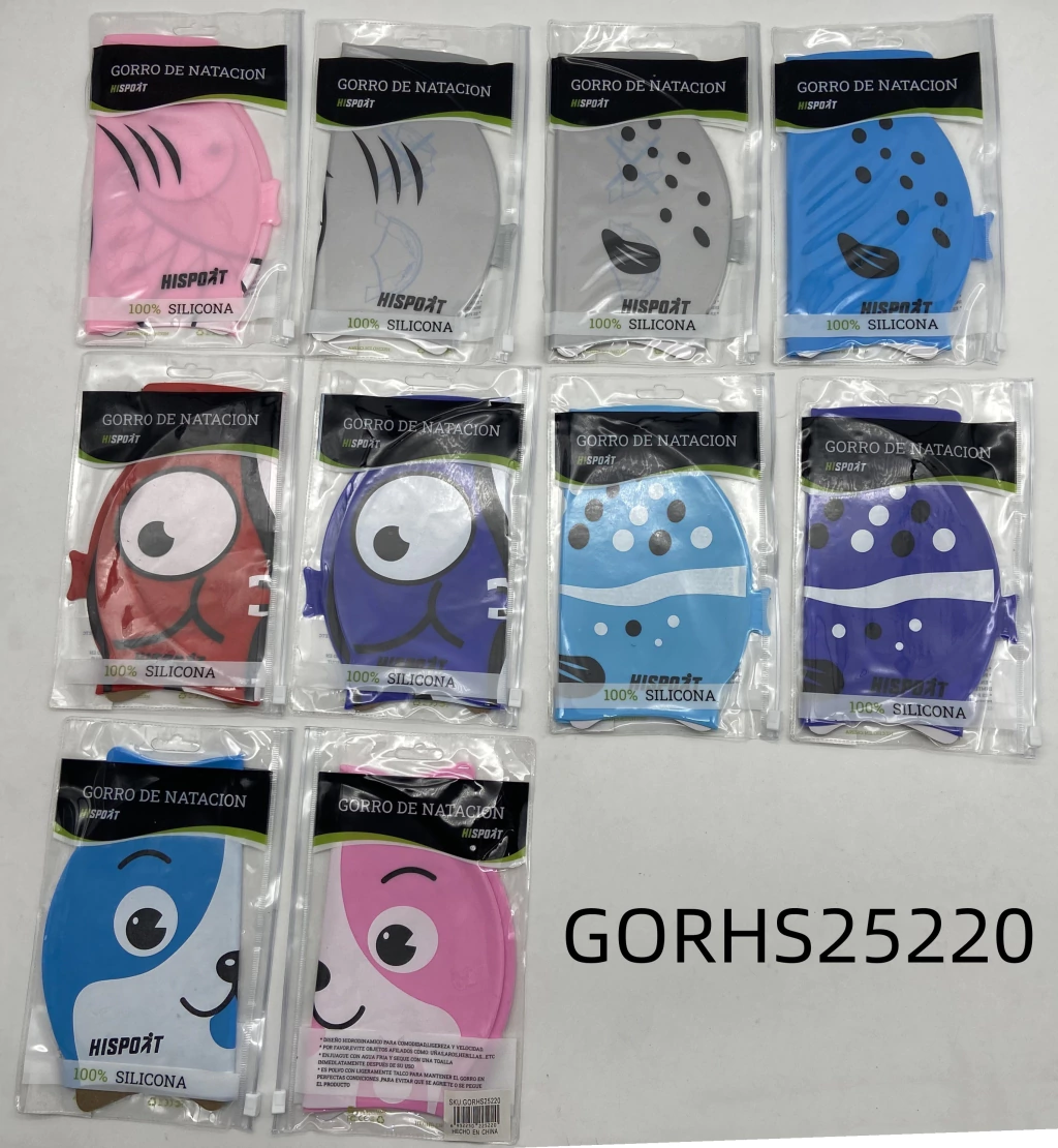GORRO NATACIÓN SILICONA INFANTIL CON FORMA 25220-500