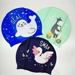 GORRO NATACIÓN SILICONA INFANTIL 86019 HIPOPOTAMO
