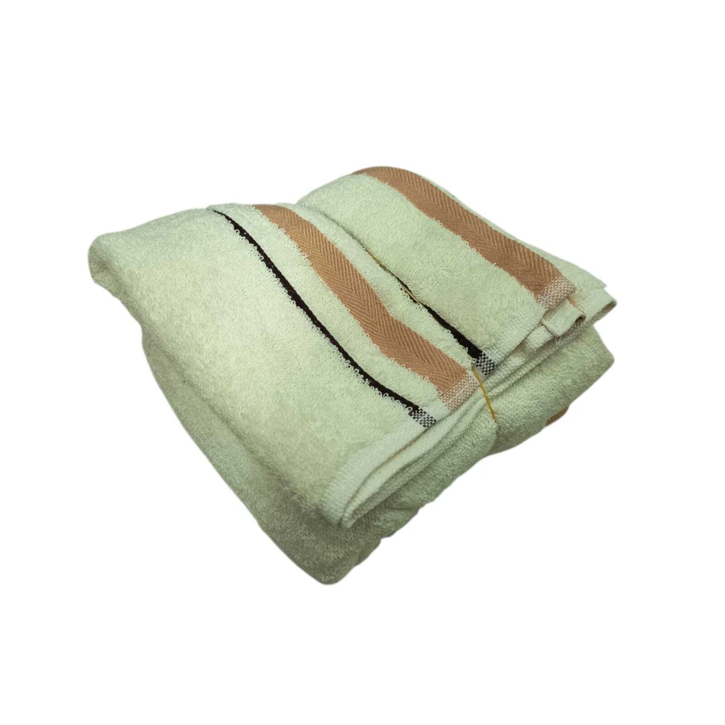JUEGO DE TOALLÓN Y TOALLA 15720-100 Beige